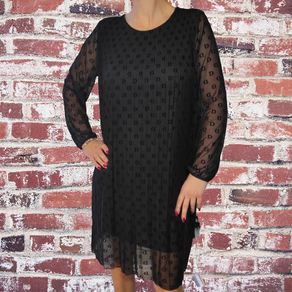 Beautiful Tulle Dress / Tunic Plisa D-or style Black
