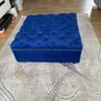Blue Velvet coffee table 80x80 Image 2