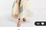 Asos tiered cami dress