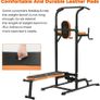 _Roman Power Tower Chair With Bench, Home Weight Lifting Bar, Weight Station, Dip Station, Pull Up Bar, Pull Up Station Image 3