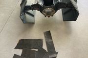 vintage star wars Darth Vader tie fighter