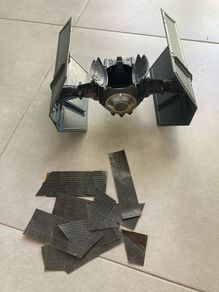 vintage star wars Darth Vader tie fighter