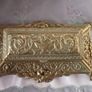 Vintage Large Art Nouveau  Brass Stamp Holder Image 4