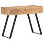 Desk 110x50x75 cm Solid Acacia Wood with Live Edges Image 5