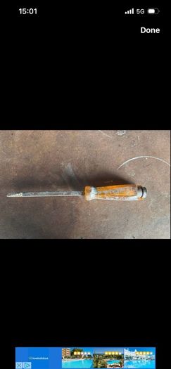 6 screwdrivers including vintage 10 inch German screwdriver
