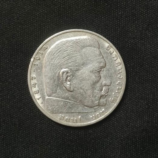 2 Reichsmark 1937 A - Germany (Berlin) WW2