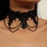Goth Style Hoops + matching necklaces available Image 6