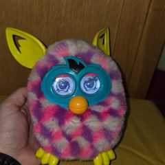Hasbro 2012 Furby Boom Crystal Pink Purple White Cubes Edition - Fully working