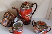 Antique Satsuma Coffee Set