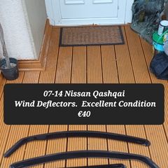 Qashqai wind deflectors