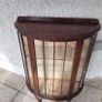 Vintage Bowfronted Display Cabinet Image 7