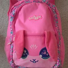 Smiggle Pink Bunny Backpack