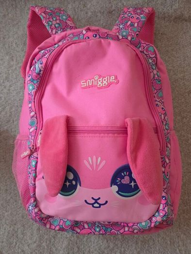 Smiggle Pink Bunny Backpack
