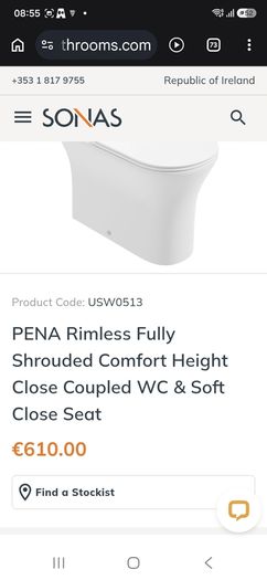 brand new toilet