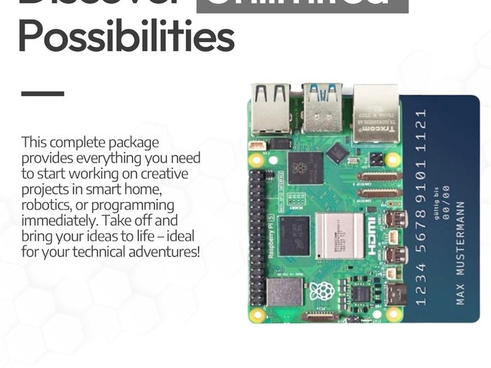 Raspberry Pi 5 8 GB Kit (Metal Case | Active Cooling | M.2 NVMe PCIe SSD | Micro HDMI 4K | ideal for Home Assistant and smart home)