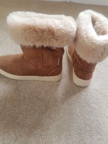 Zara Kids Fur Boots - as new