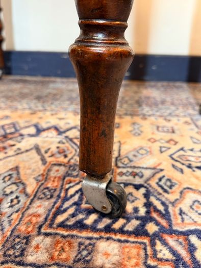 Late 19th Century Occasional or Hall Table on Castors