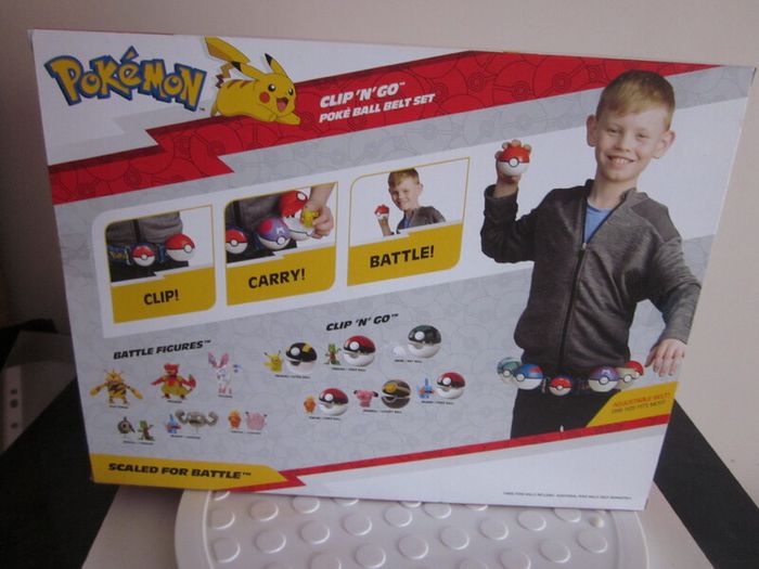 New Pokemon Clip N Go Belt Set