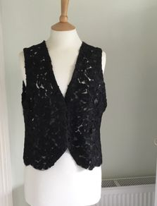 Beautiful Vintage French Lace Gilet