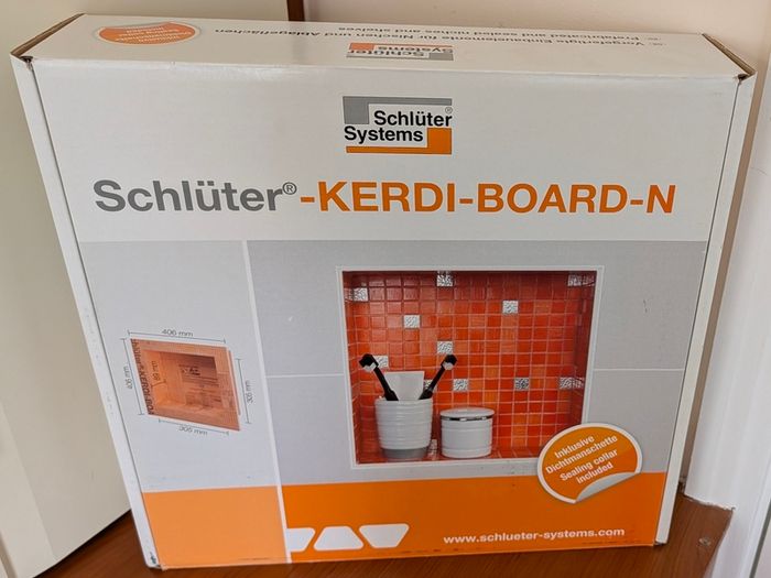 Shower Wall Niche Schlueter Kerdi Board