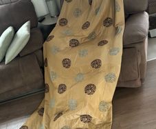 2x sets of pencil pleat curtains