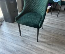 ez living dining chairs green velvet jasper x 2
