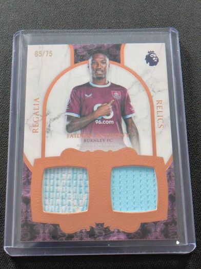 Jaidon Anthony Regalia Relics Match-Worn Memorabilia Topps Royalty Premier League