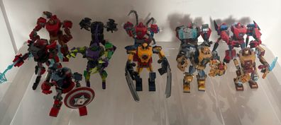 Set of 11 Lego Mechs complete with Minifigures