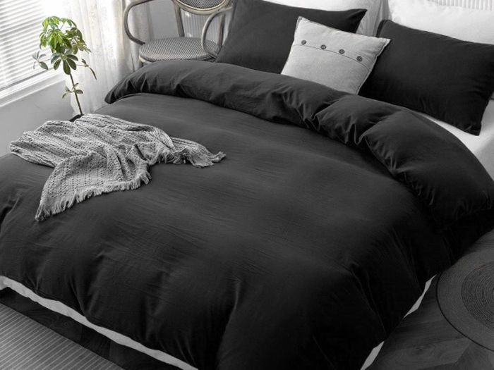Duvet Cover Set - Easy Care and Soft hand feel breathable Microfibre Duvet Cover with Pillow cases (MULTIPLE COLOURS AND SIZES)