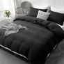 Duvet Cover Set - Easy Care and Soft hand feel breathable Microfibre Duvet Cover with Pillow cases (MULTIPLE COLOURS AND SIZES) Image 3