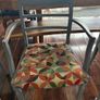 Grey wooden chairs Image 3