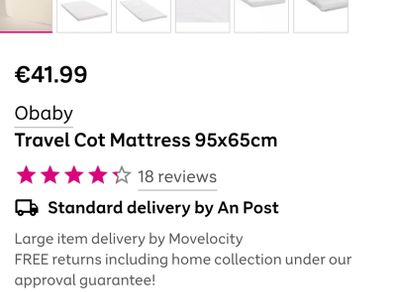 Travel Cot mattress