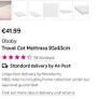 Travel Cot mattress Image 7