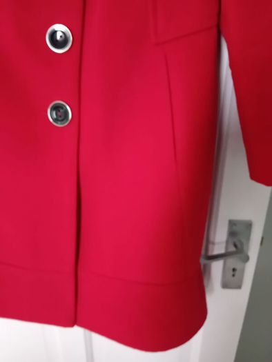 Warm Red Coat - UK 10 - Polish brand Zartex - RRP 200