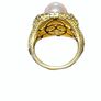 Sterling silver 925 ring with Edison Pearl Image 4