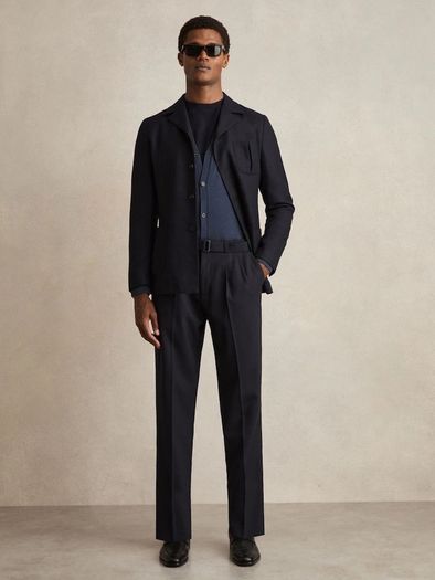 Reiss Navy Trousers