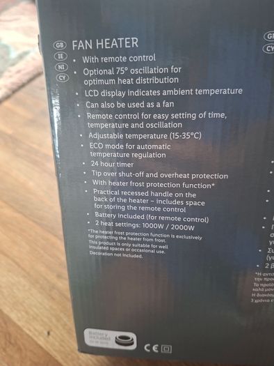fan heater