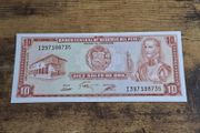 Peru, 10 Soles 1975 banknote, uncirculated UNC - free standard postage