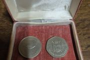 Irish Millenium Punt coin 2000 and 1988 50p