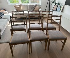 Solid wood dining chairs
