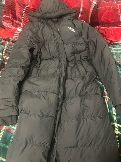 Long The North Face Nuptse 600 Fill Puffer Parka  Like New (Black, Size S)