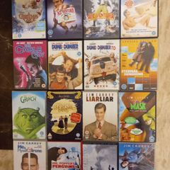 Jim Carrey Dvd Collection Bundle ace ventura truman show the mask etc