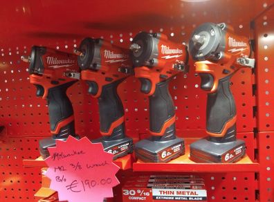 Milwaukee M12 Fuel 3/8 inch impact wrench