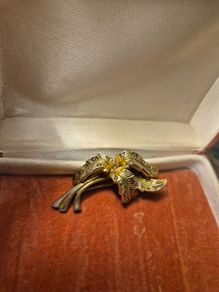 Rare Find. Vintage Gold Tone Brooch