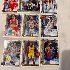Job Lot of 9 Topps NBA Basketball Cards - Winter Edition (Giannis, Tatum, Kyrie)