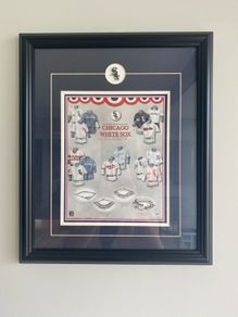 Framed White Sox Memorabilia