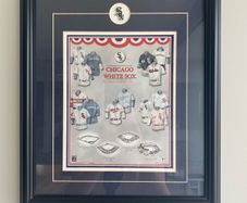 Framed White Sox Memorabilia