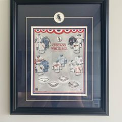Framed White Sox Memorabilia