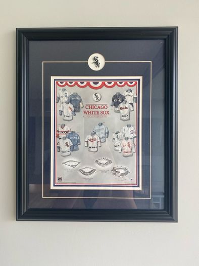 Framed White Sox Memorabilia
