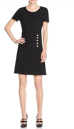 Boutique moschino pearl embellished 100% wool dress UK 16